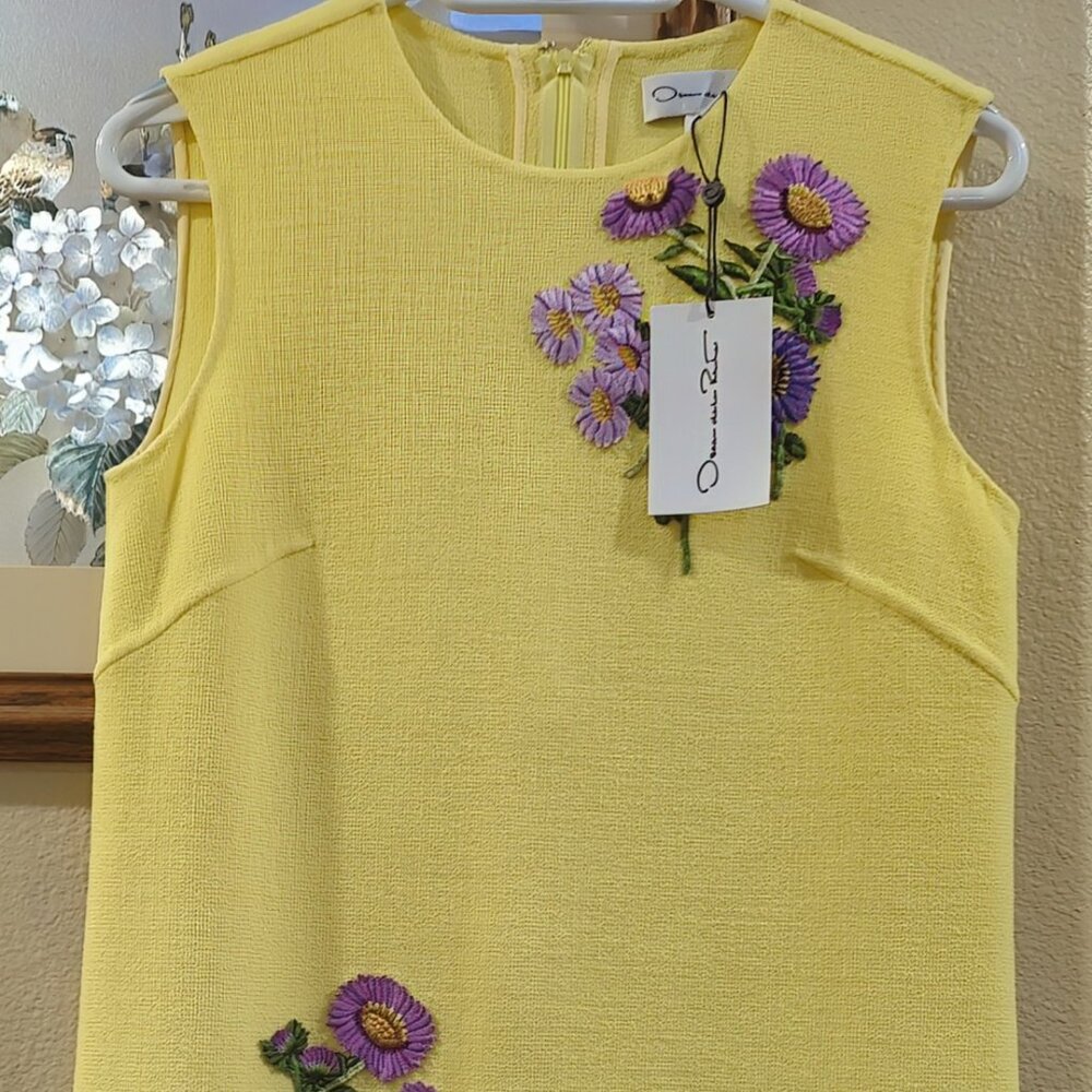 Oscar de la Renta  Virgin Wool Mini Dress